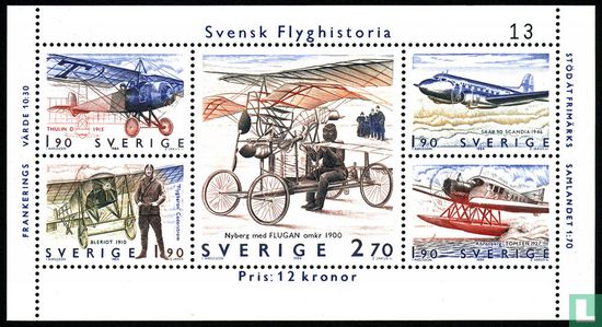 Geschiedenis van de Zweedse luchtvaart