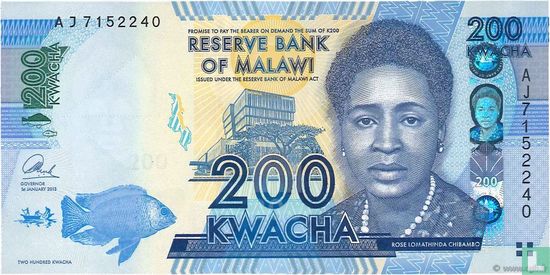 Malawi 200 Kwacha 2013 - Image 1
