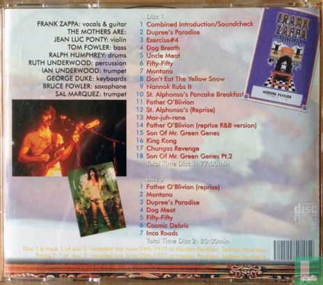 Frank Zappa & The Mothers Of Invention ?– The Mothers Down Under - Afbeelding 2