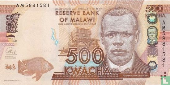 Malawi 500 Kwacha 2013 - Image 1