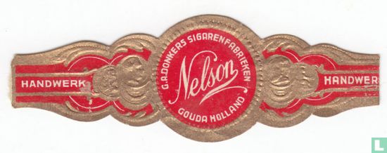 G.A. Donkers Sigarenfabrieken Nelson Gouda Holland - Handswerk - Handwerk - Afbeelding 1