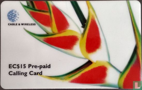 EC$ 15 St Lucia Pre-Paid Calling Card - Image 1