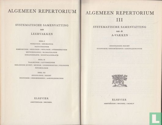 Algemeen Repertorium III  - Image 3
