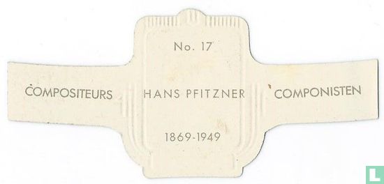 Hans Pfitzner 1869-1949 - Image 2