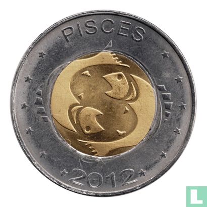 Somaliland 10 shillings 2012 (bimetaal) "Pisces" - Afbeelding 1