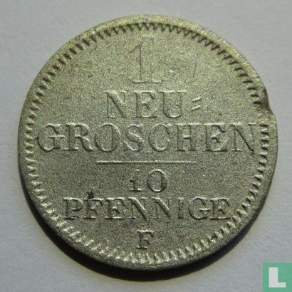Saxony-Albertine 1 neugroschen / 10 pfennige 1850 - Image 2