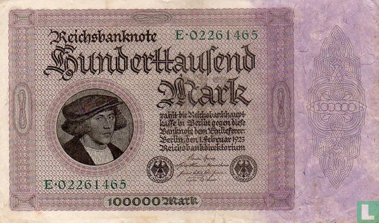 Duitsland 100.000 Mark 1923 (P.83 - Ros.82a)  - Afbeelding 1