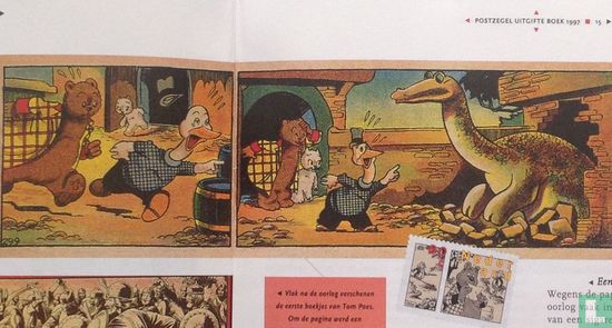 In strip gevat - Een eeuw beeldverhaal - Postzegel uitgifte boek 1997 - Bild 3