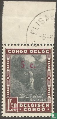 Stamps with overprint by the Governorate of Leopoldville