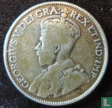 Canada 25 cents 1920 - Afbeelding 2