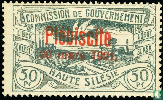 Coal mine and pigeon with overprint