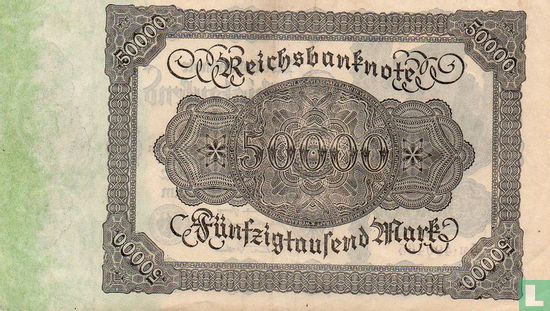 Allemagne 50 000 Mark 1922 (P.79 - Ros.79d) - Image 2
