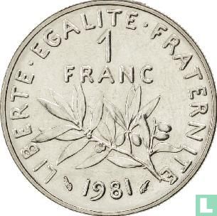 Frankreich 1 Franc 1981 - Bild 1