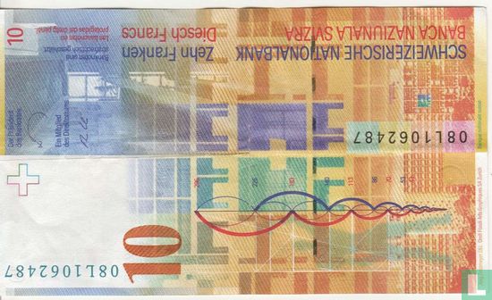 Zwitserland 10 Franken 2008 - Afbeelding 2