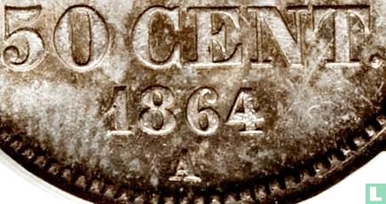 Frankrijk 50 centimes 1864 (A) - Afbeelding 3