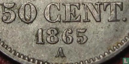 Frankrijk 50 centimes 1865 (A) - Afbeelding 3