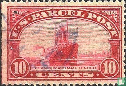 Steamship and mail tender