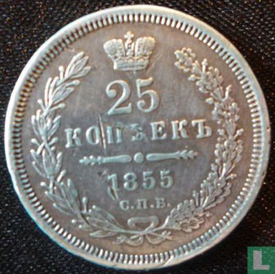 Russie 25 kopecks 1855 - Image 1