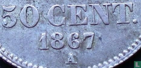 Frankrijk 50 centimes 1867 (A) - Afbeelding 3