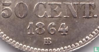 Frankrijk 50 centimes 1864 (BB) - Afbeelding 3