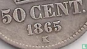 Frankrijk 50 centimes 1865 (K) - Afbeelding 3