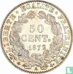 France 50 centimes 1872 (A) - Image 1