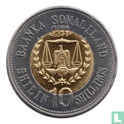 Somaliland 10 shillings 2012 "Mouse" - Afbeelding 2