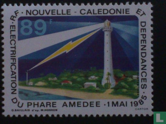Electrification of the Amédée lighthouse