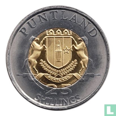 Puntland 25 shillings 2015 "Iberian Lynx" - Afbeelding 2