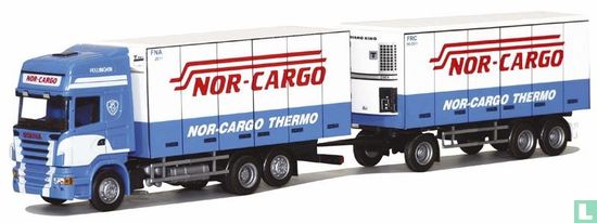 Scania R refrigerated boxtrailer 'NOR-CARGO'