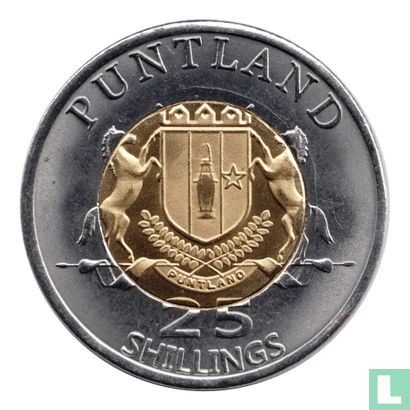 Puntland 25 shillings 2015 "Bobcat" - Afbeelding 2