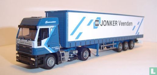 Iveco EuroStar semi tilt trailer 'Jonker Veendam'