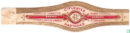RC Cifuentes Partagás - Fabrica de Tabacos Habana Copropietario de la Marca - de Ramon Cifuentes Habana y Compañia - Afbeelding 1
