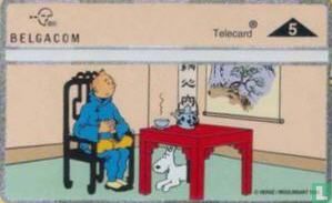 Tintin 5- Kuifje en de Zonnetempel - 2 - Afbeelding 1