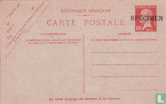 Postcard Pasteur Type - Image 2