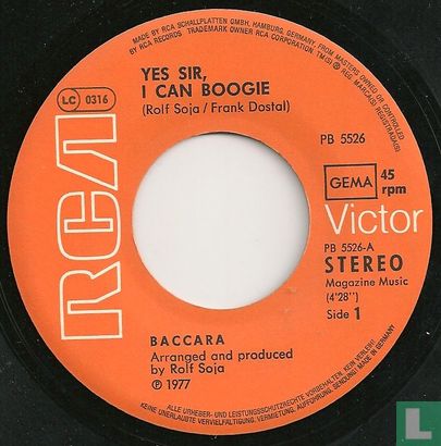 Yes Sir, I Can Boogie - Image 3