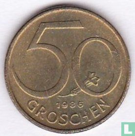 Autriche 50 groschen 1986 - Image 1