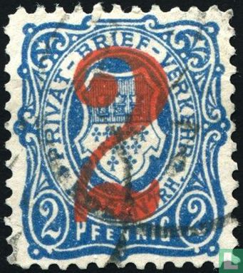 City coat of arms of Cologne, with overprint
