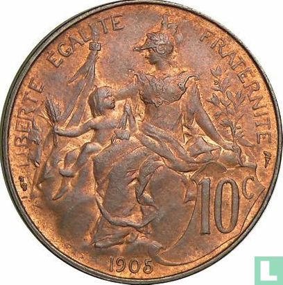 Frankrijk 10 centimes 1905 - Afbeelding 1