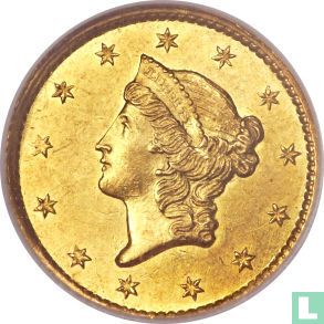 United States 1 dollar 1849 (C - type 1) - Image 2