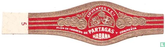 Cifuentes y Cia Partagas Habana - Flor de Tabacos de - y Compañia  - Afbeelding 1