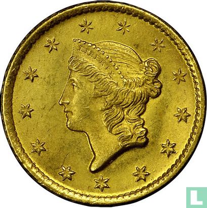 États-Unis 1 dollar 1849 (O) - Image 2