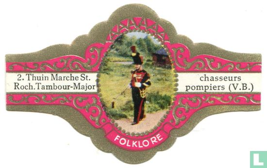 Thuin Marche St. Roch. Tambour-Major - chasseurs pompiers (V.B.) - Image 1