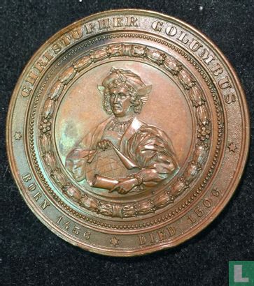 USA  Christopher Columbus Bronze  1892 - 1893  - Bild 2