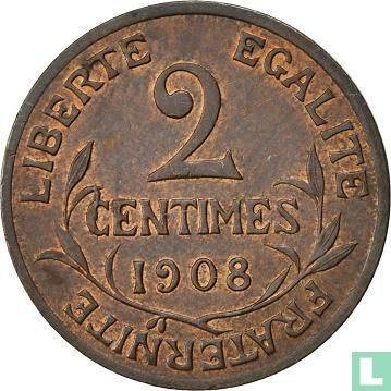 France 2 centimes 1908 - Image 1