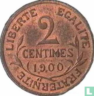 France 2 centimes 1900 - Image 1