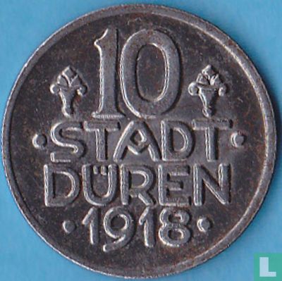 Düren 10 pfennig 1918 (SD) - Image 1