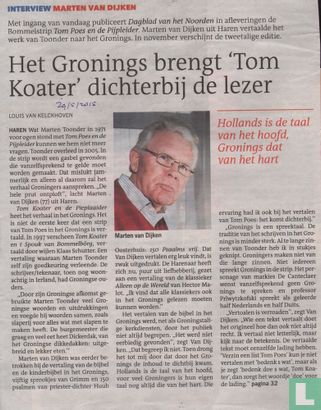 20150529 - Het Gronings brengt "Tom Koater" dichterbij de lezer