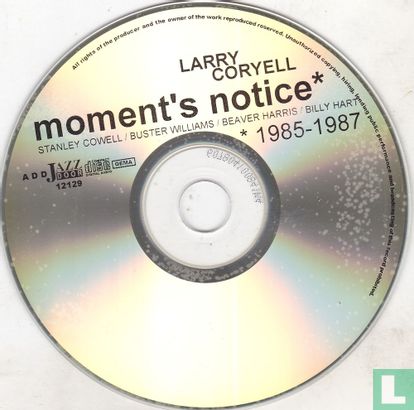 Moment's notice 1985-1987 - Bild 3