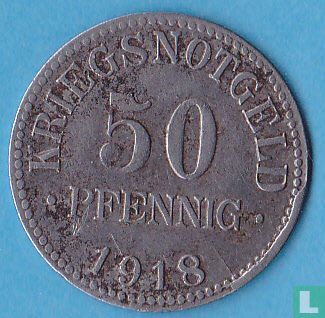 Brunswijk 50 pfennig 1918 - Afbeelding 1